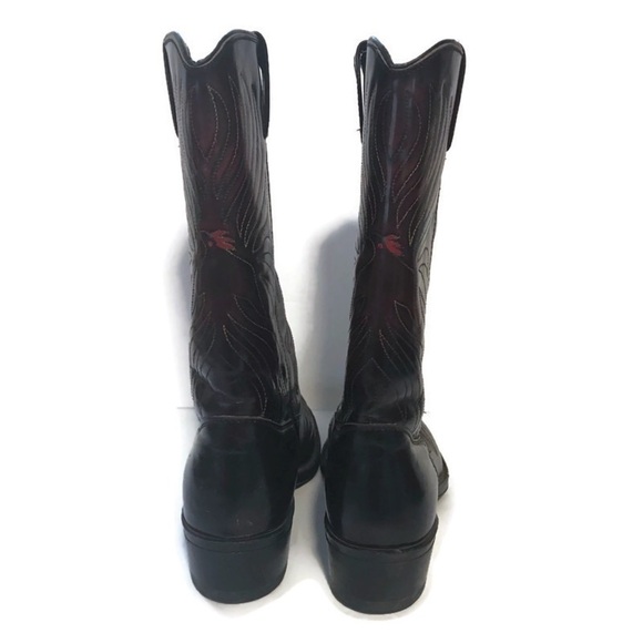 Iron Age Phoenix Rising Leather Steel Toe Cowboy Motorcycle Boots Size 8.5 - Picture 8 of 10